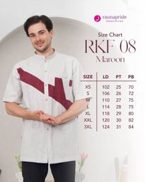 KOKO PRIA LENGAN PANJANG BY RAUNA RKK 62 PJ BROWN NYAMAN BAHAN COTTON GAZA