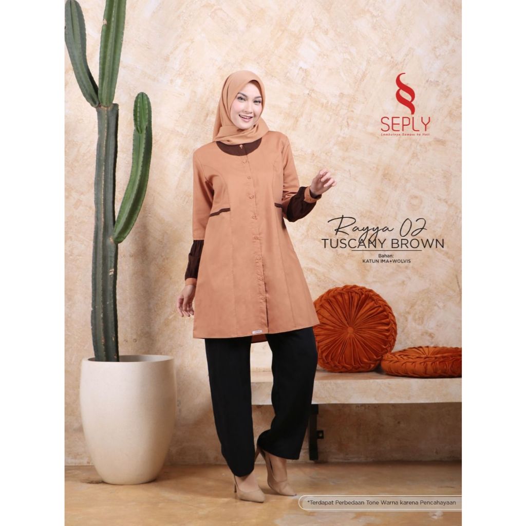 [SPECTRA] TUNIK SEPLY SALE RAYYA SERIES MODEL ATASAN DAILY TUNIC WANITA SIMPLE BAHAN PREMIUM