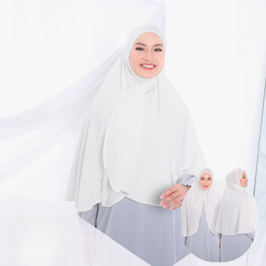 HIJAB BERGO FAIRA BY SEPLY POLOS BAHAN SPANDEX