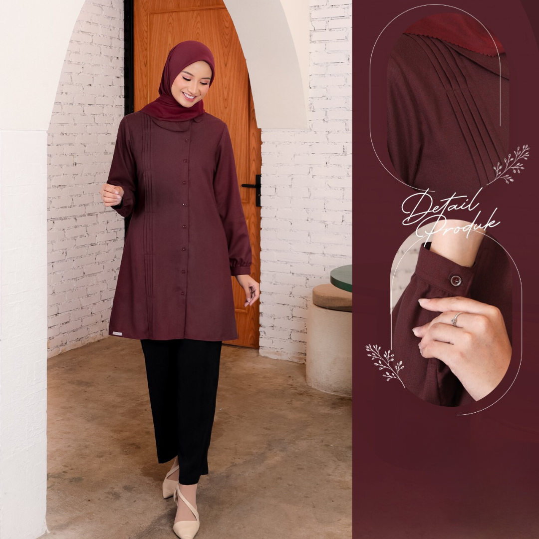 TUNIK SASHA 04 BY SEPLY SIMPLE KEKINIAN TRENDY