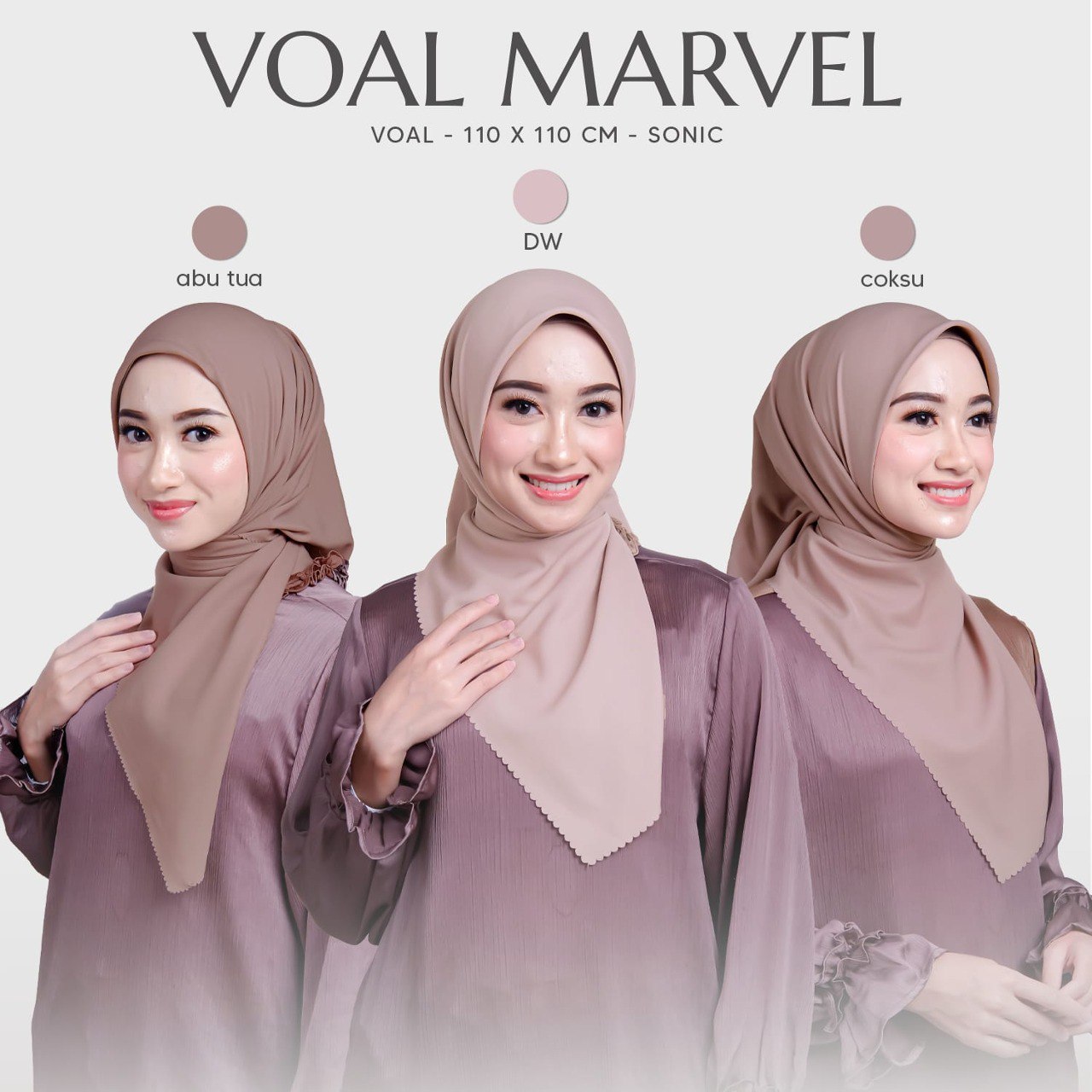 ANSANIA VOAL MARVEL SONIC HIJAB SEGIEMPAT