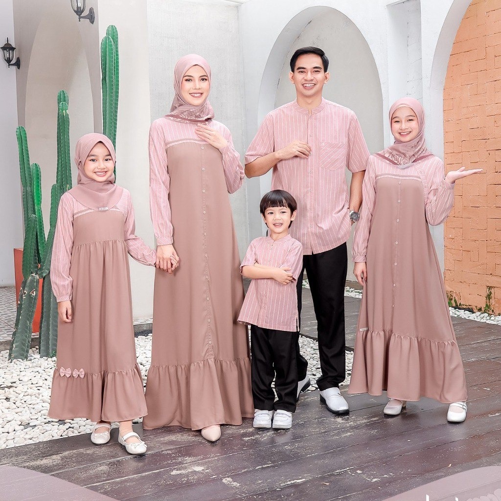 [SPECTRA] SARIMBIT EKSIS 242 ROMANSA BLUSH BY SEPLY SET BAJU COUPLE SARIMBIT KELUARGA MODIS KEKINIAN