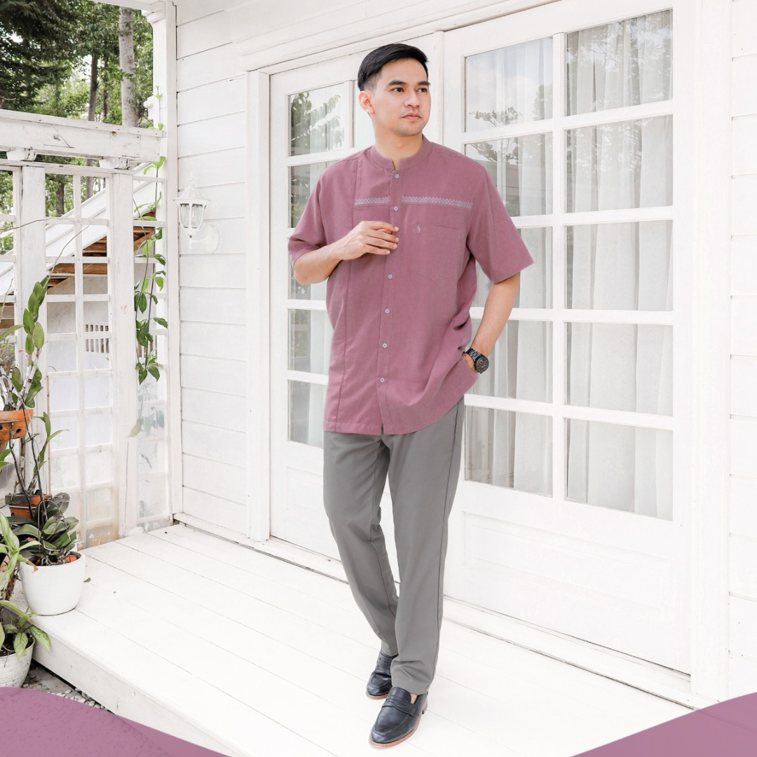 [SPECTRA] BAJU LEBARAN SARIMBIT KELUARGA BY SEPLY EKSIS 226 RASPBERRY ROSE