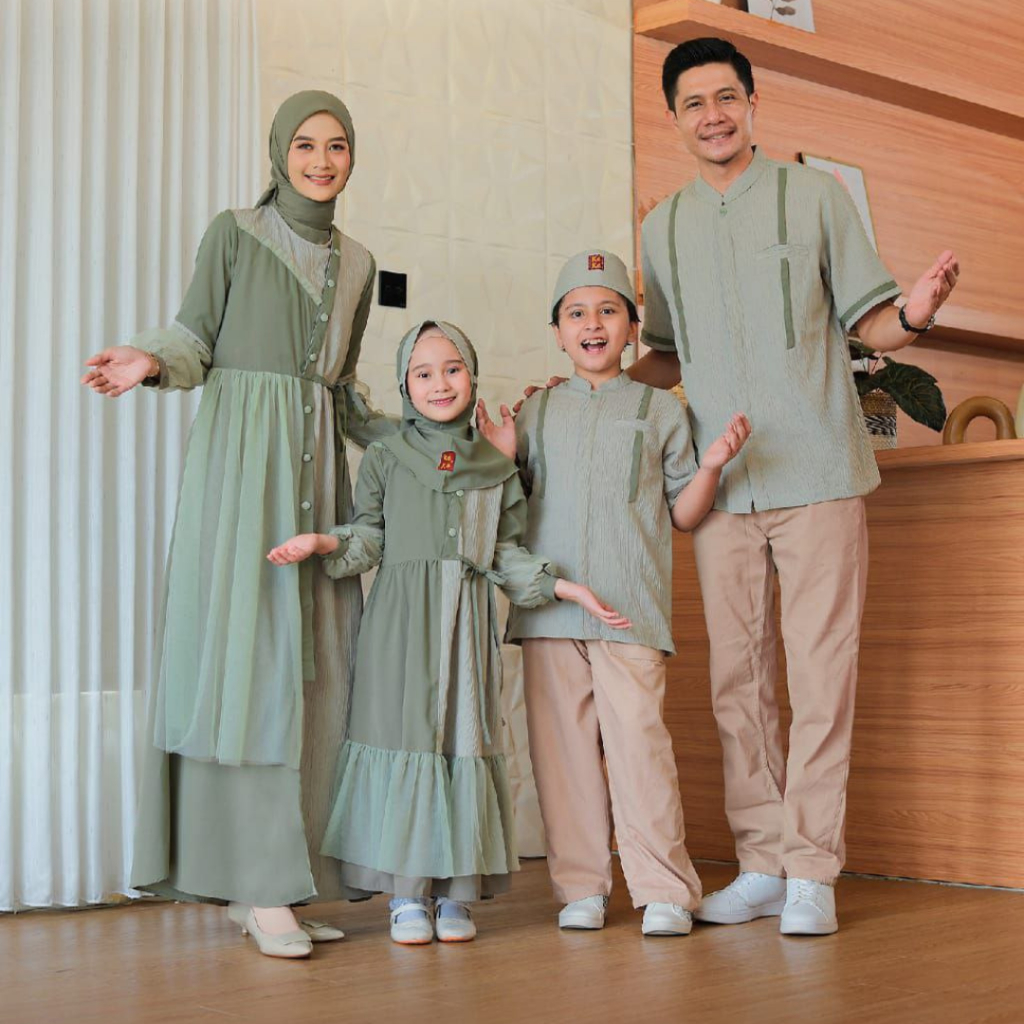 SARIMBIT KEKE RAHARA SERIES MINERAL GREEN MODEL SARIMBIT KELUARGA TERBARU MODIS KEKINIAN