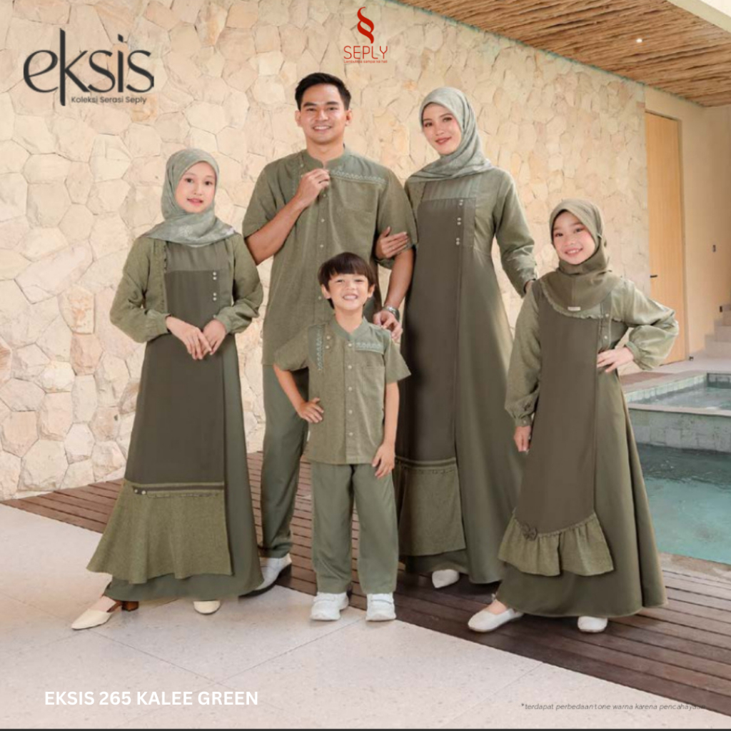 SARIMBIT SEPLY EKSIS 265 KALE GREEN MODEL SARIMBIT KELUARGA TERBARU MODIS KEKINIAN