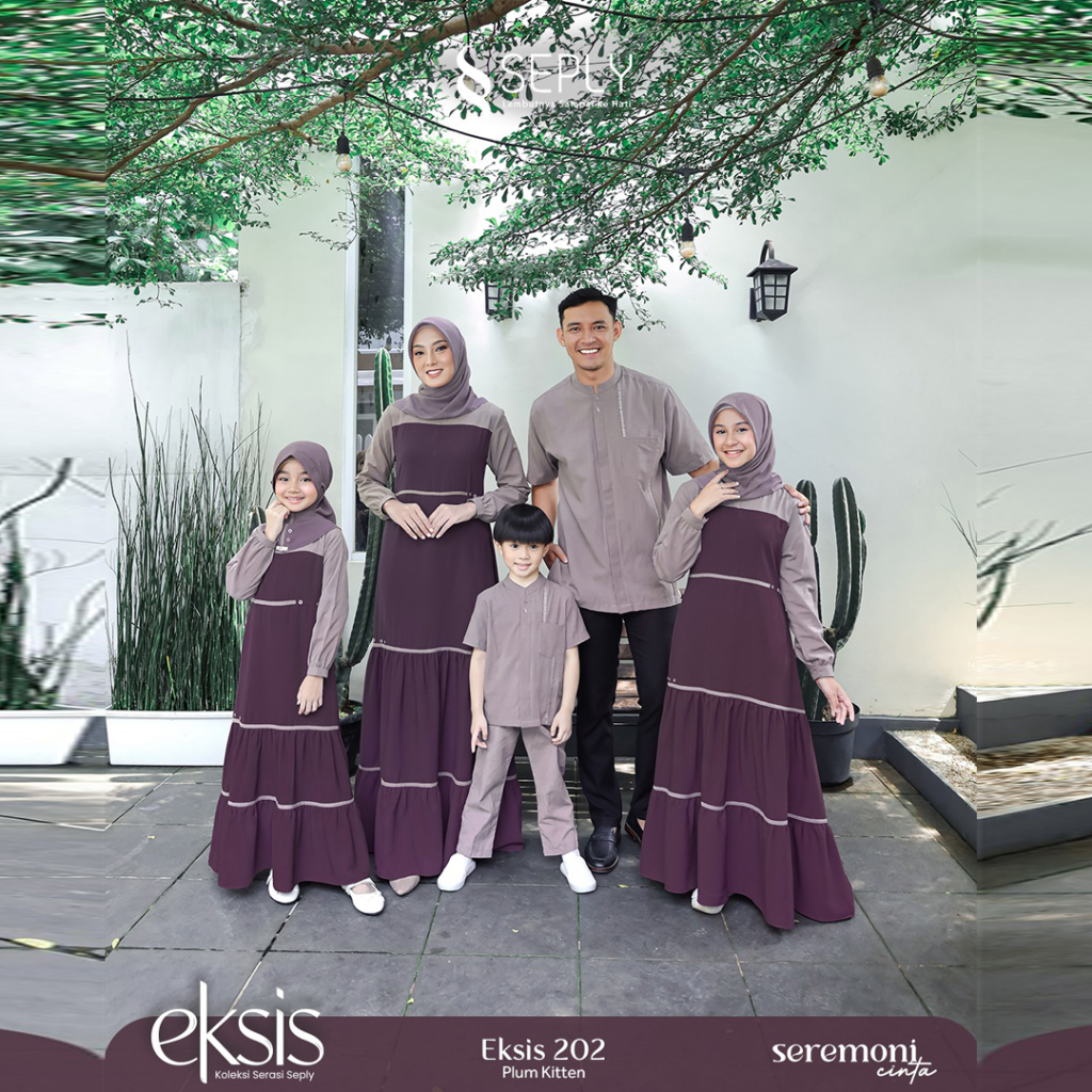 [SPECTRA] SARIMBIT SEPLY EKSIS 202 PLUM KITTEN MODEL ELEGAN  KEKINIAN TRENDY
