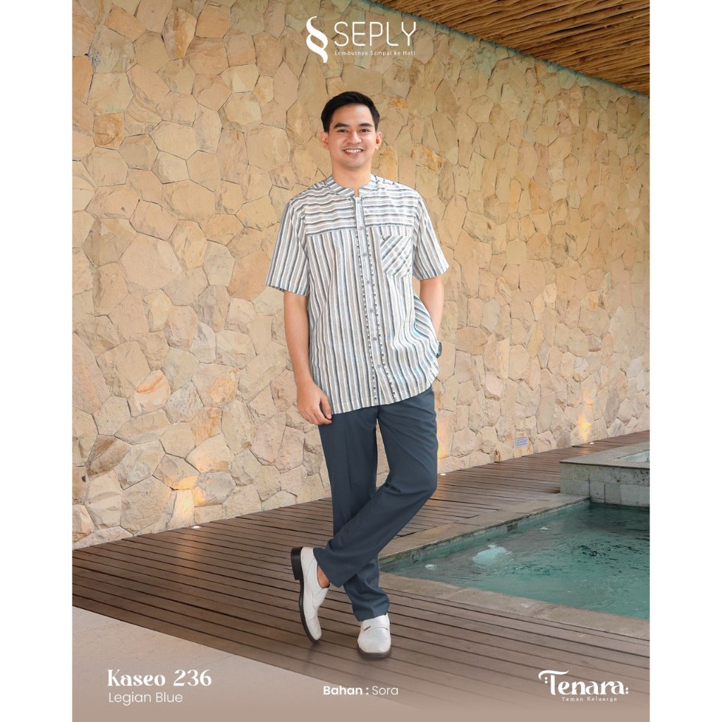 SARIMBIT SEPLY TENARA 01 LEGIAN BLUE MODEL SARIMBIT KELUARGA TERBARU MODIS KEKINIAN