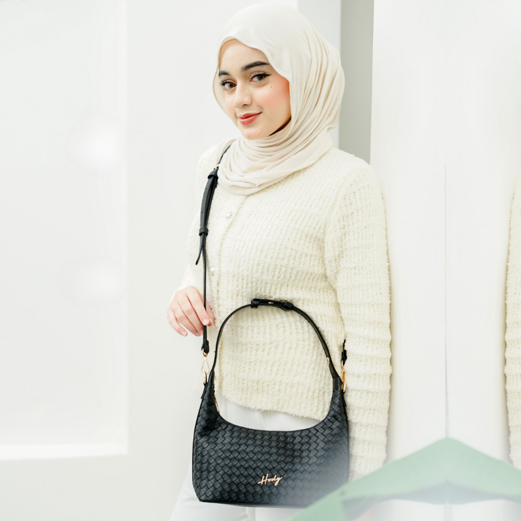 TAS BAHU WANITA HODY OSHA BAG  BAHAN SINTESTIS MODEL ELEGAN KEKINIAN