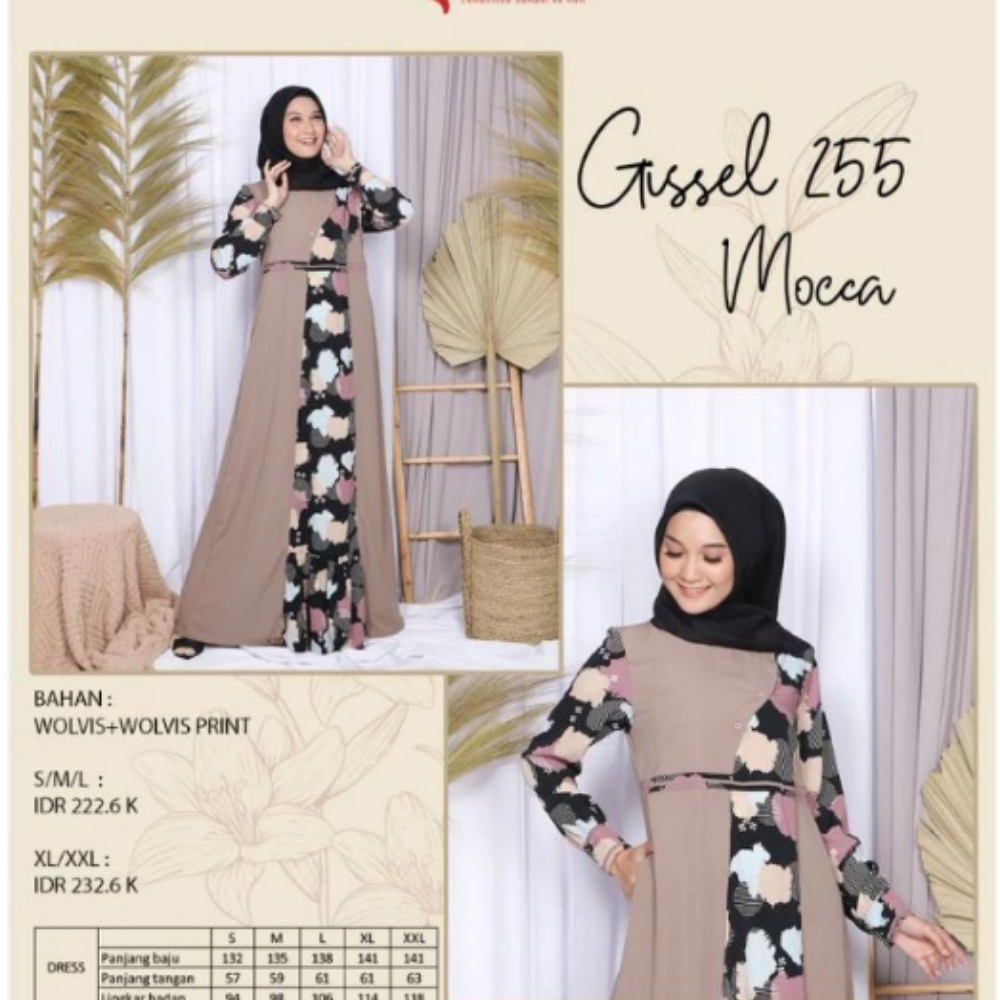 [SPECTRA] GISSEL 255 MOCCA GAMIS DAILY BY SEPLY